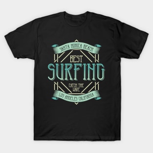 Best Surfing Cath The Wave California T-Shirt